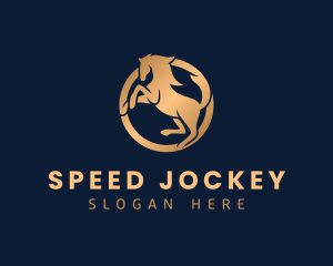 Jockey - Wild Horse Cavalry logo design