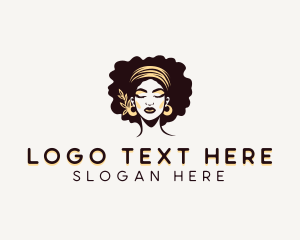 Woman Hair Salon  Logo