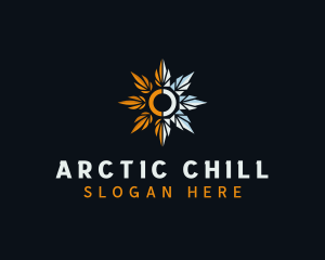 Cold - Heating Cold Temperature logo design