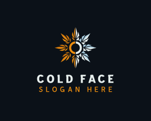 Heating Cold Temperature logo design