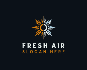 Heating Cold Temperature logo design