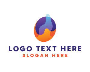 Alphabet - Colorful Splash Letter O logo design
