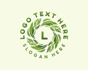 Gardening - Environmental Garden Leaves logo design