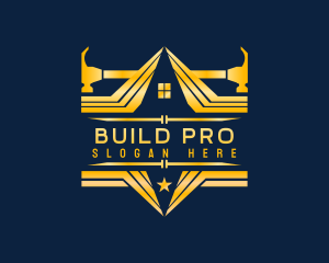 Premium Builder Hammer Logo