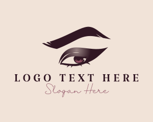 Glam - Beauty Eye Makeup logo design