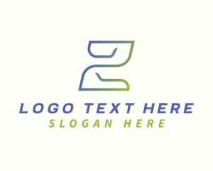 Monoline - Technology App Letter Z logo design