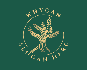 Wellness Golden Tree Logo