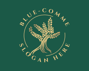Conservation - Wellness Golden Tree logo design
