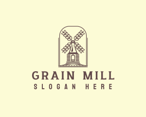 Wheat Flour Mill logo design