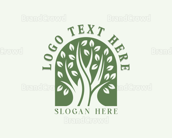 Environmental Garden Tree Logo