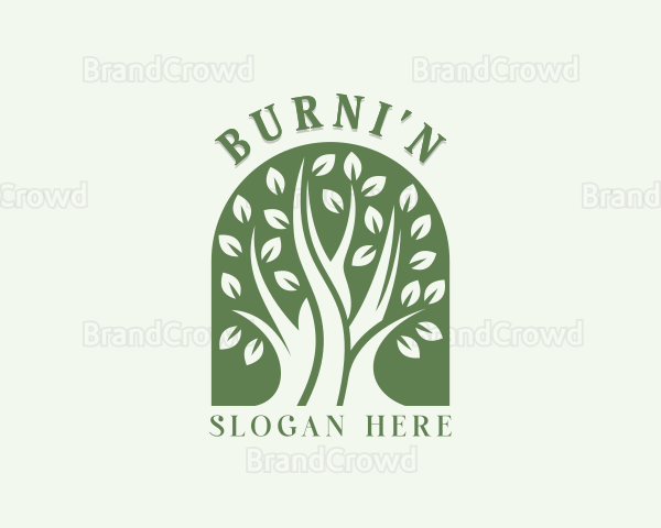 Environmental Garden Tree Logo