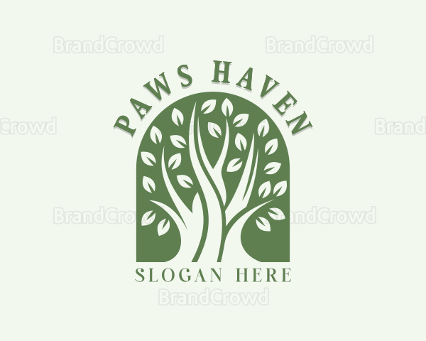 Environmental Garden Tree Logo