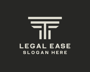 Judiciary - Law Firm Finance Letter T logo design
