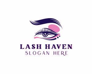 Eyelash Perm Threading logo design