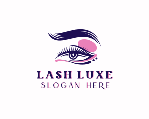 Eyelash Perm Threading logo design