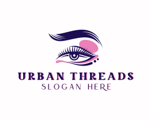 Eyelash Perm Threading logo design