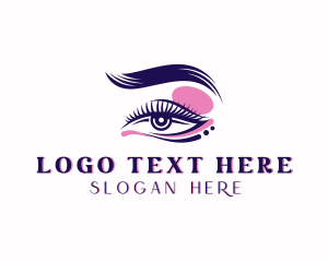 Beautician - Eyelash Perm Threading logo design