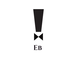 Exclamation Bow Tie Logo