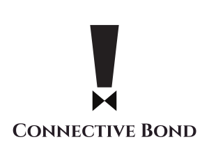 Bond - Exclamation Bow Tie logo design