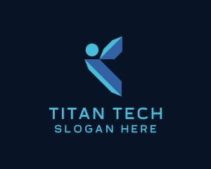 Geometric Digital Tech  logo design