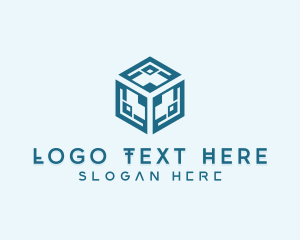 App - Cyber Cube Technology logo design