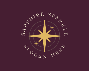 Astral Sparkle Star logo design