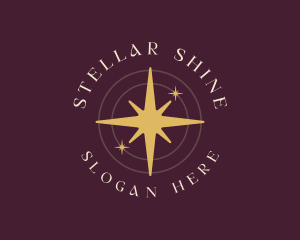 Astral Sparkle Star logo design