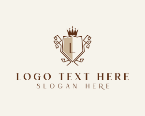 Boutique - Regal Royal Shield logo design