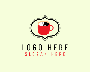 Latte - Yin Yang Coffee logo design