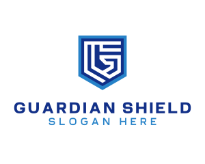 Shield Agency Letter G logo design