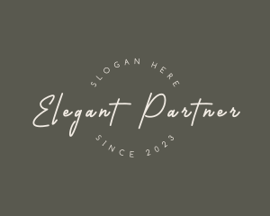 Elegant Cursive Business logo design