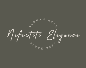 Elegant Cursive Business logo design