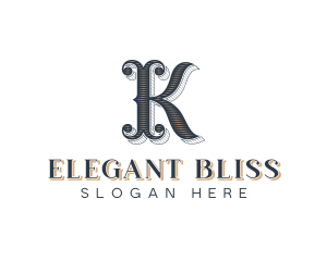 Classic - Elegant Business Brand Letter K logo design