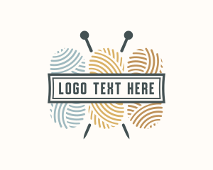 Handmade - Handmade Yarn Crochet logo design