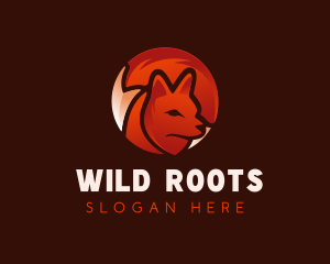 Wild Fox  Hunter logo design