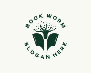 Read - Book Tree Knowledge logo design