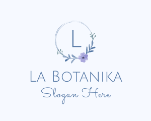 Watercolor Floral Wedding Logo