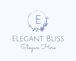 Pattern - Watercolor Floral Wedding logo design