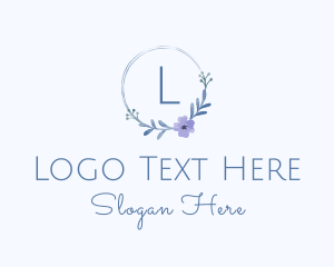 Pattern - Watercolor Floral Wedding logo design