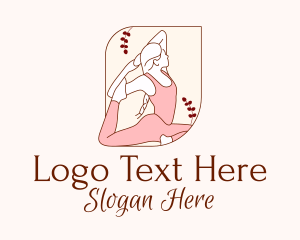 Yoga Pilates Exercise  Logo