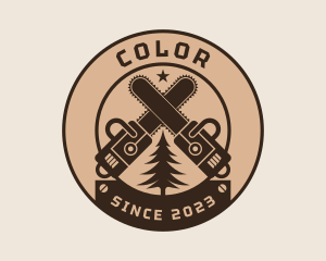 Emble - Chainsaw Woodwork Logging logo design
