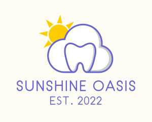 Pediatric Sunshine Dental  logo design