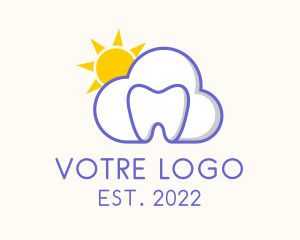 Oral Care - Pediatric Sunshine Dental logo design