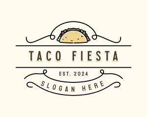 Tacos Cuisine Cafeteria   logo design