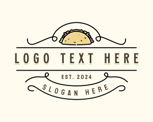 Mexican - Tacos Cuisine Cafeteria logo design