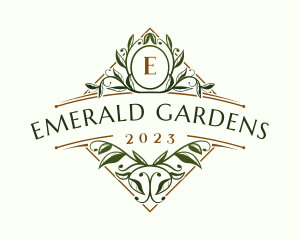 Botanical Leaf Garden logo design