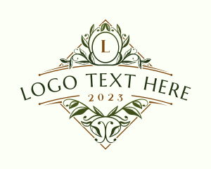 Botanical Leaf Garden Logo