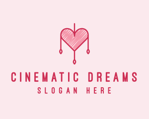 Heart Dreamcatcher Decor logo design