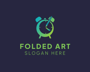 Art Class Clock  logo design