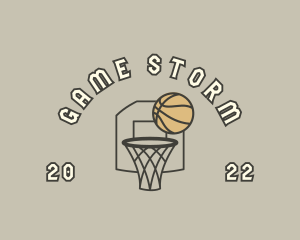 Basketball Sports Game logo design
